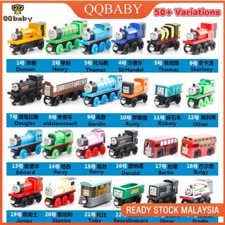 Ready Stock Local Seller QQbaby Thom*s Train Magnetic Tomas and Friends Wooden Model Train