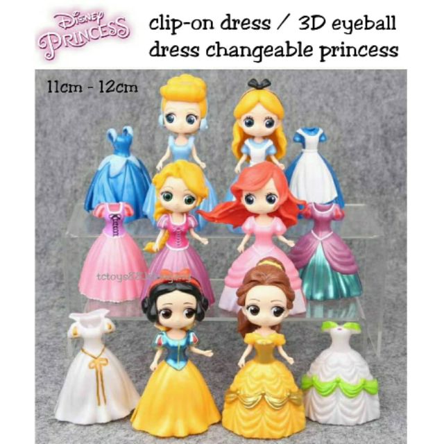 disney princess clip on dresses