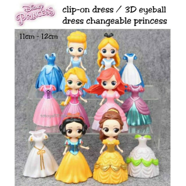 princess clip on dresses