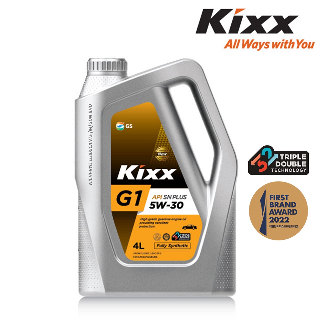 KIXX G1 SN PLUS 5W-30 Fully Synthetic (4L) | Shopee Malaysia
