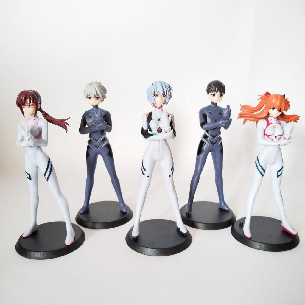 5pcs/set EVA Figure Anime Neon Genesis Evangelion Action Figures Ayanami  Rei Asuka Langley Soryu Ikari Shinji PVC Model Toy 13CM | Shopee Malaysia