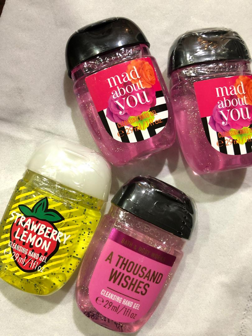 strawberry lemon hand sanitizer bath and body works