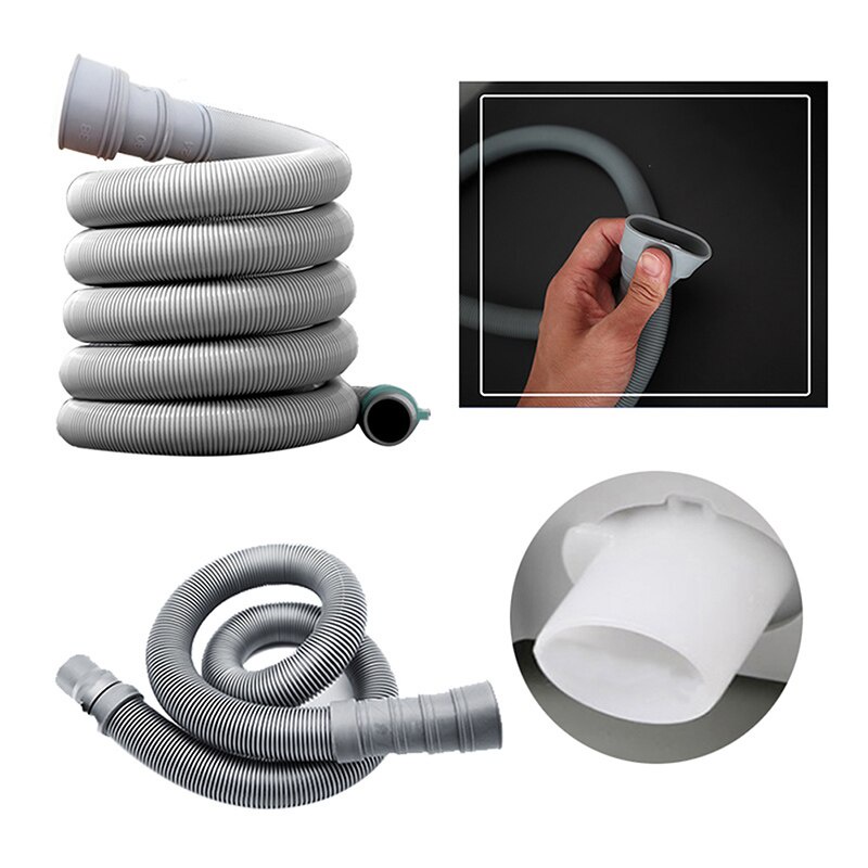 Wash Machine Outlet Water Pipe Dishwasher Drain Hose Extension Plastic