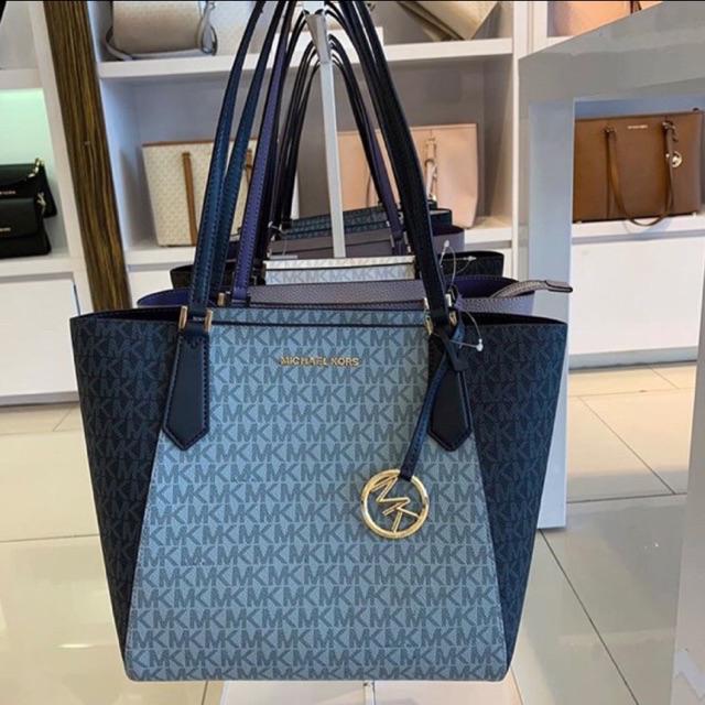 michael kors kimberly small bonded tote