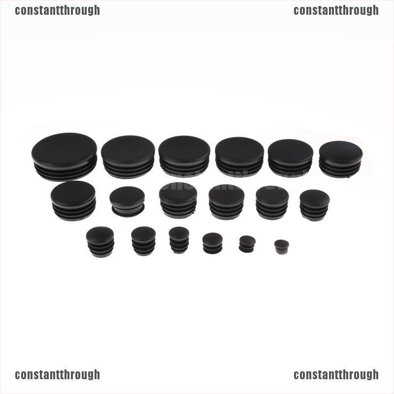 Constantthrough 4pcs Round Plastic Chair Leg Glide Cap Plug