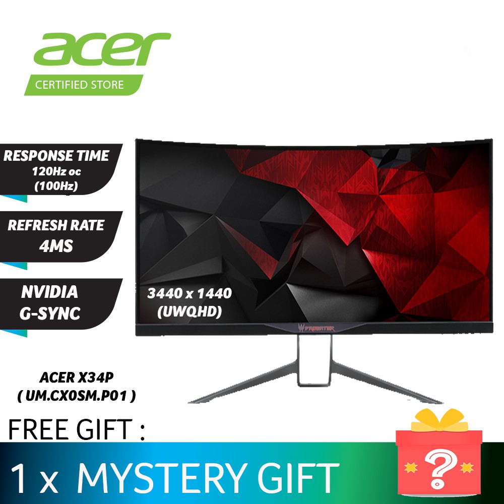 Монитор acer predator x34p 34 обзор