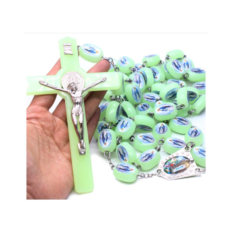 Catholic wall hanging rosary luminous Immaculate Heart of Mary St Michael Archangel Shopee