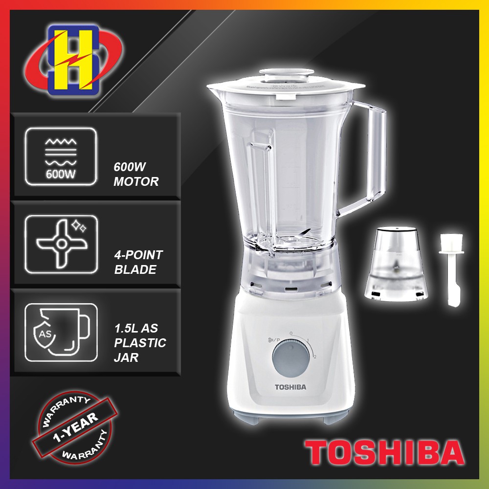 TOSHIBA BLENDER 600W 1.5L TABLE BLENDER BL60PHNMY Shopee Malaysia