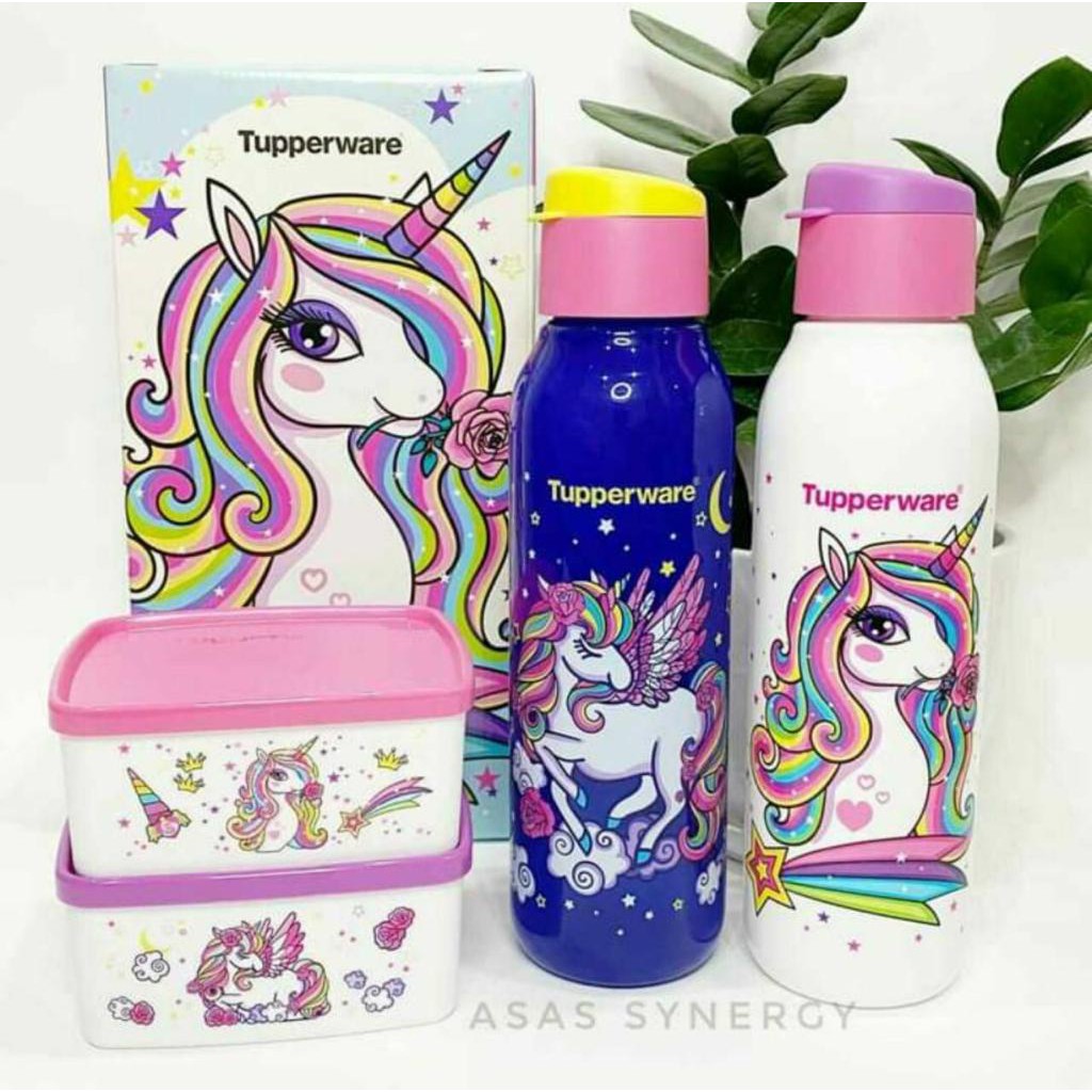 OFFER UNICORN SET ECO 750ML(2)+SNOWFLAKE SQ (2) 400ML