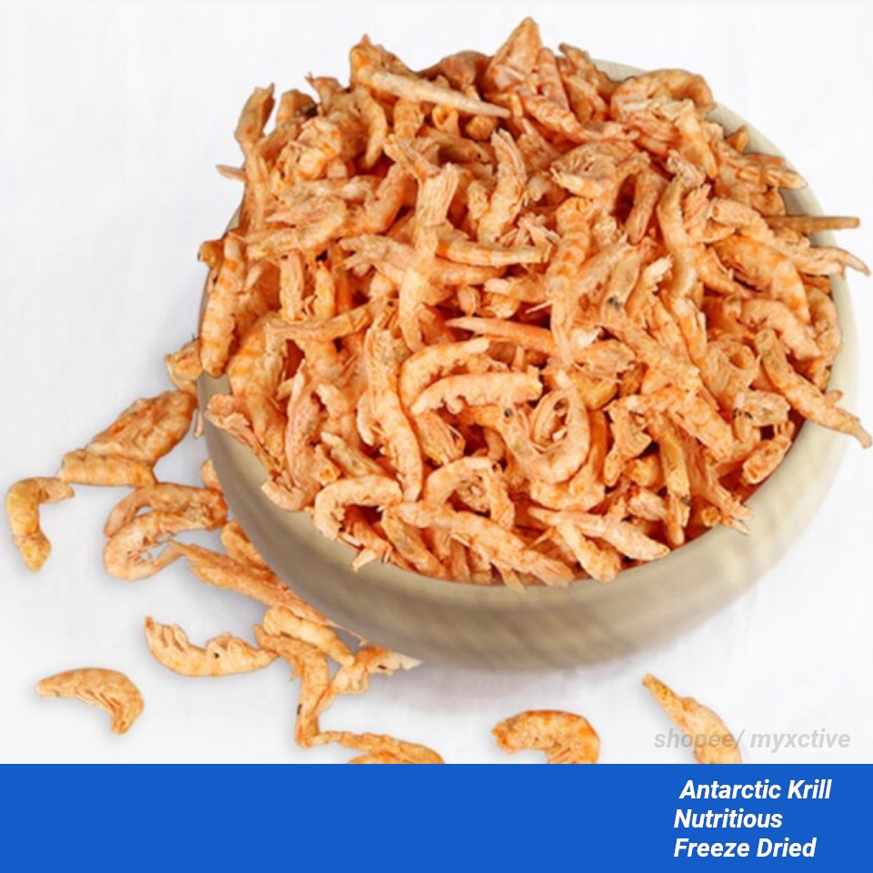 KL Ready Dried Antarctic Krill Shrimp for Turtle, Sugar Glider, Hamster
