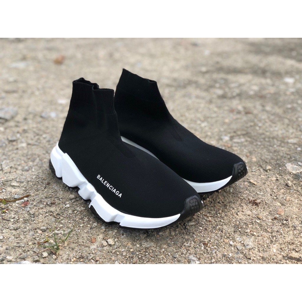 Balenciaga Mid Speed Metallic Sock Sneaker Women