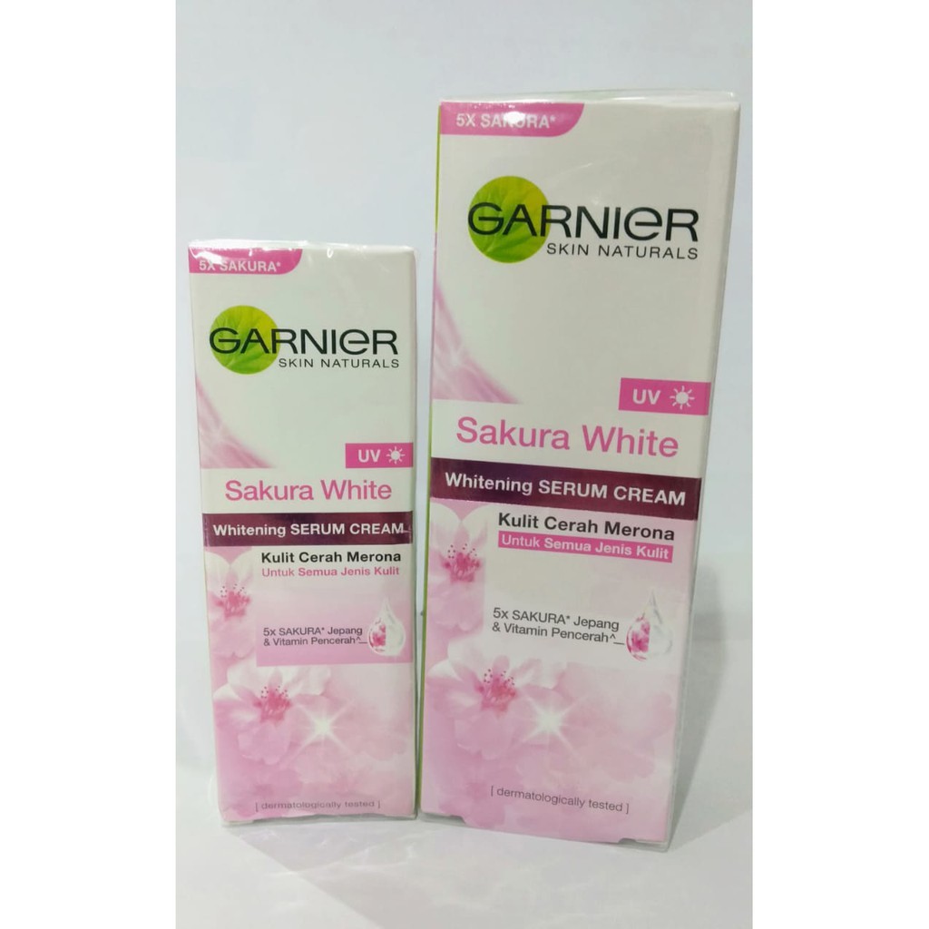 garnier sakura white uv day cream