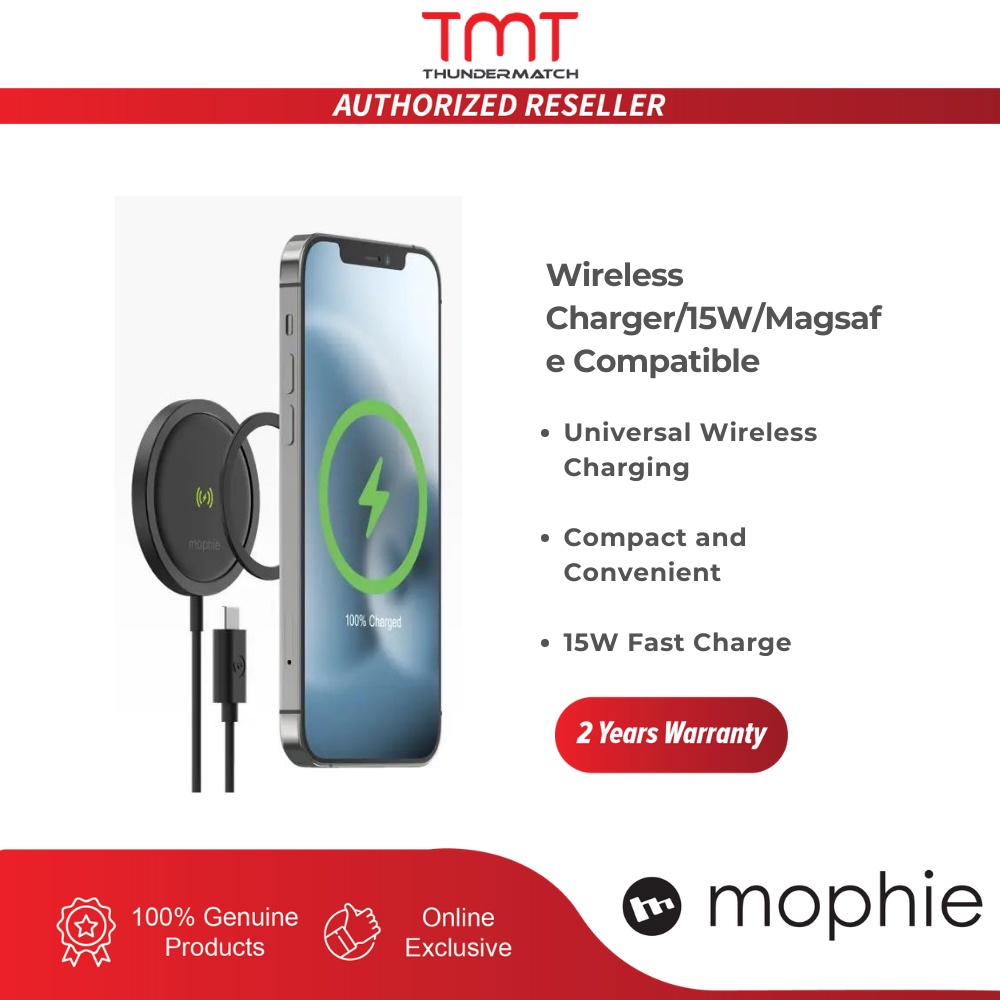 Mophie Snap+ Wireless Charger 15W Magsafe Compatible 2 Year