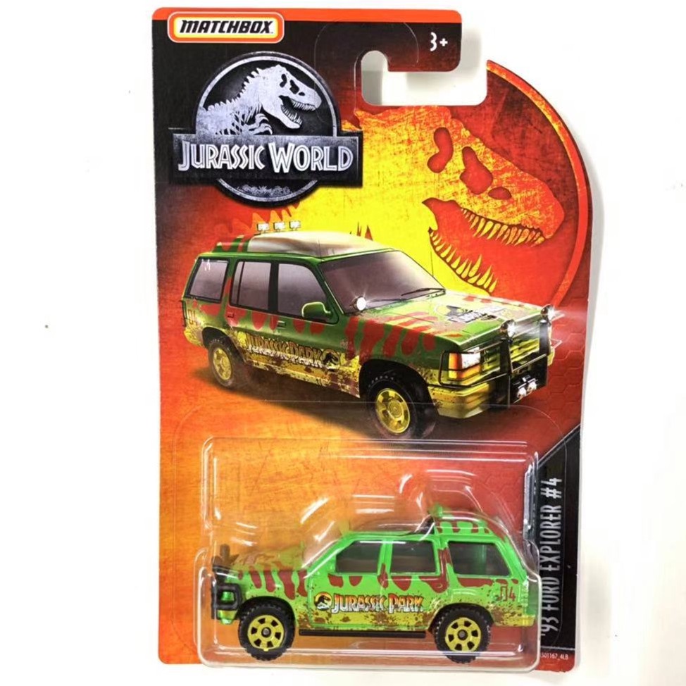 matchbox jurassic park cars