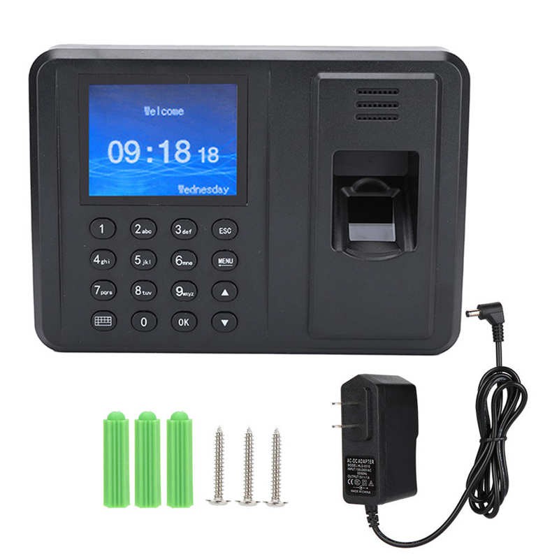 DC 5V Fingerprint Attendance Recorder Machine 2.4