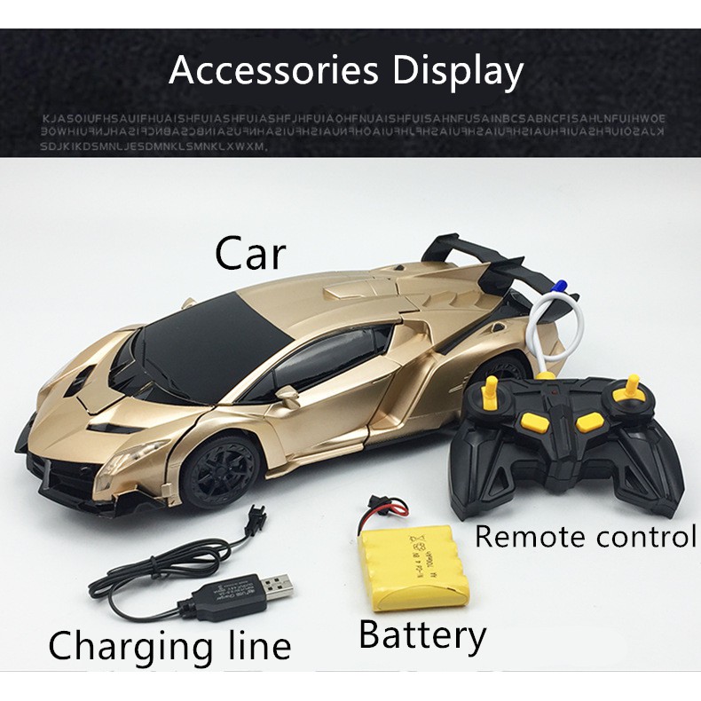 deformable remote control sports car