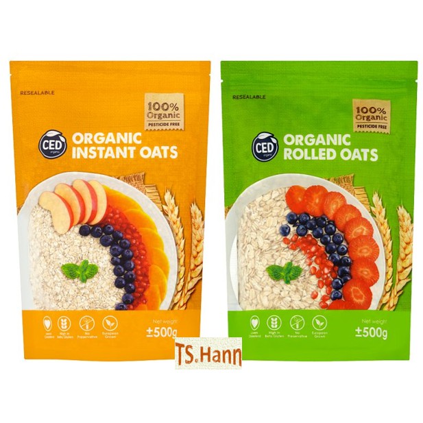 CED ORGANIC rolled oats/ instant oats 500g Shopee Malaysia