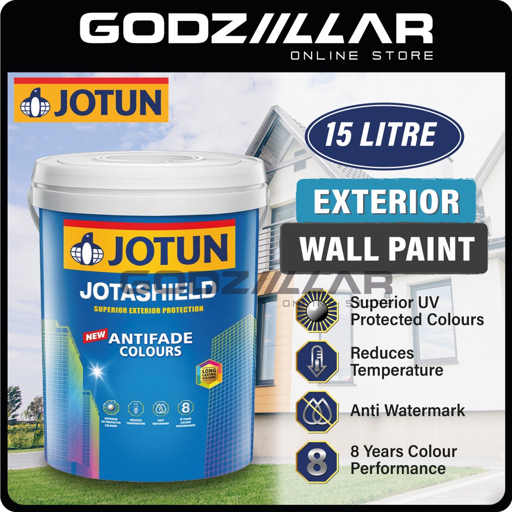 15L Jotun Jotashield Antifade Colour (Matt) | Exterior Wall Paint | Cat ...