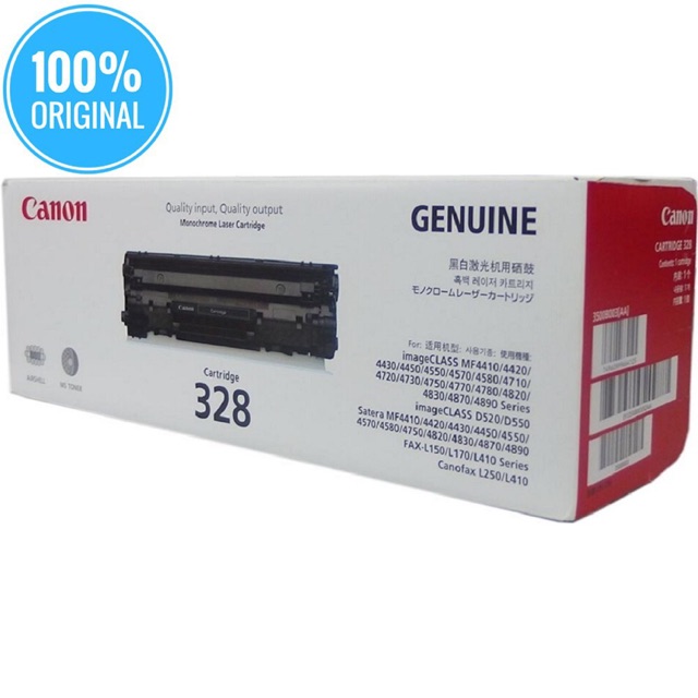 Canon 328 Toner Cartridge Original Black Genuine Shopee Malaysia 7144