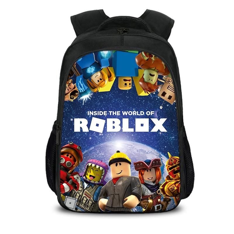 Large Capacity Game Roblox Backpack Unisex Students Backpack Travel Backpacks School Bags Shopee Malaysia - roblox shirt create roblox free backpack
