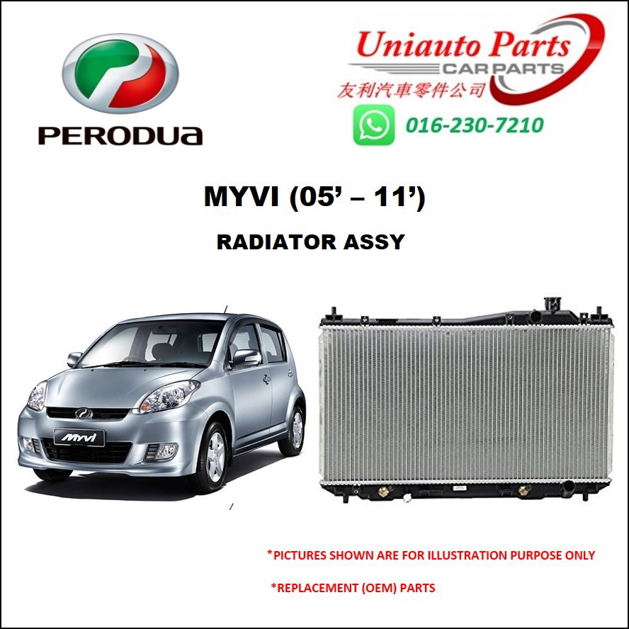 PERODUA MYVI ('05 - '11) RADIATOR ASSY  Shopee Malaysia