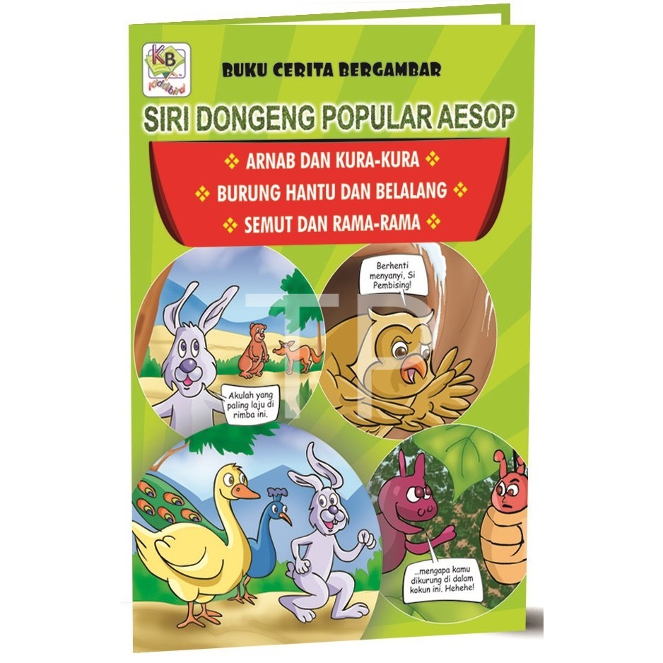 Buku Cerita Kanak Kanak Prasekolah Donggeng Popular Aesop Arnab Kura Kura Storybook Preschool Kid Children Fun Book Shopee Malaysia
