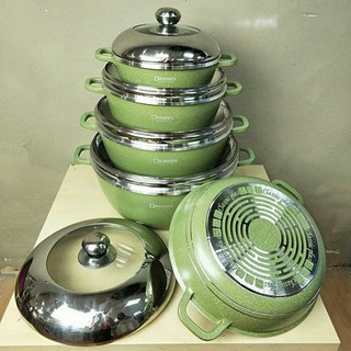 PERIUK DESSINI 5 SET CERAMIC COATING SET DESSINI MADE IN PERIUK DESSINI 5 SET CERAMIC COATING SET DESSINI MADE IN