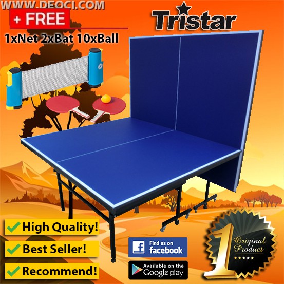 Tristar Meja Ping Pong Ping Pong Table Table Tennis 