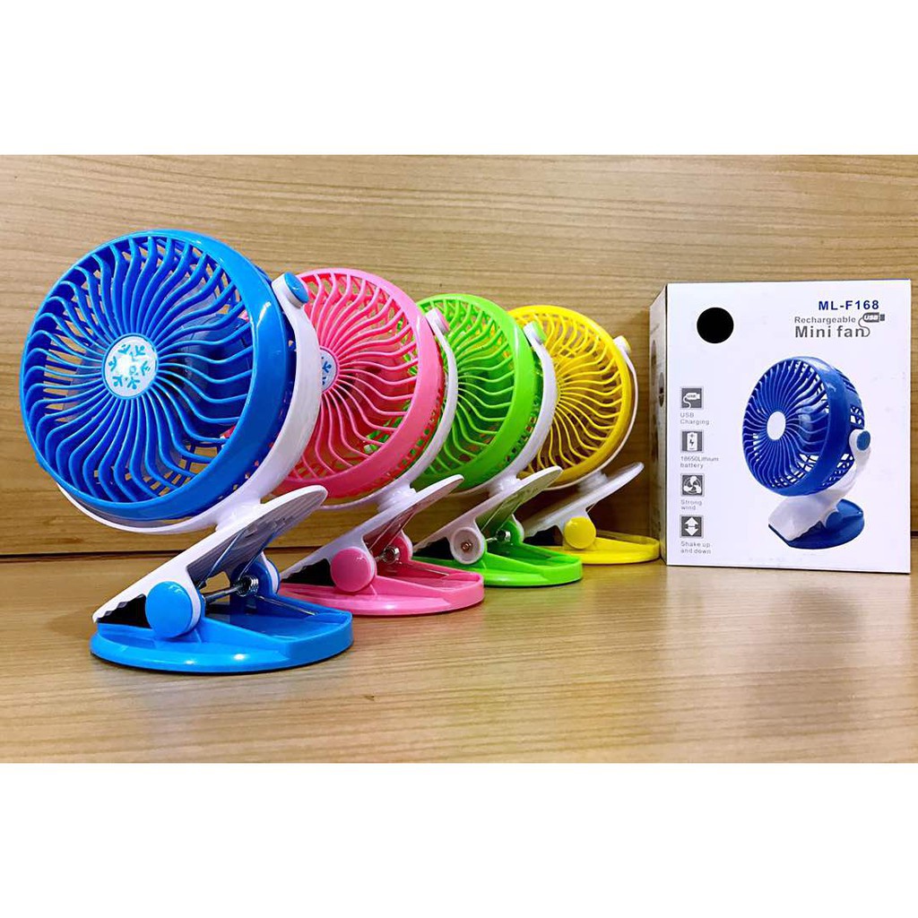 EcoHome MLF168 Rechargeable Mini Fan Shopee Malaysia