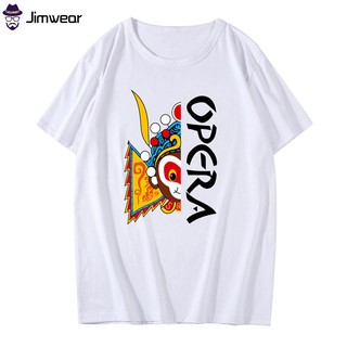 Beijing Opera tide baju t shirt lelaki baju t shirt shirt Beijing Opera tide baju t shirt lelaki baju t shirt shirt