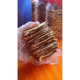 Hot item kuih kapit crunchy inti peanut dan chocolate 