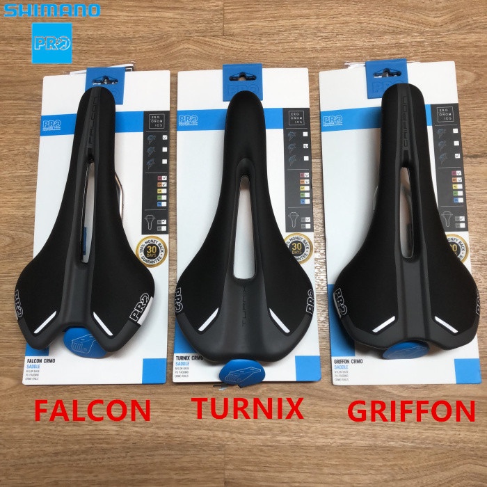 Shimano Pro Falcon Turnix Griffon Crmo Saddle Steel Rails Mtb Road Bicycle Seat 142mm 152 Black Shopee Malaysia