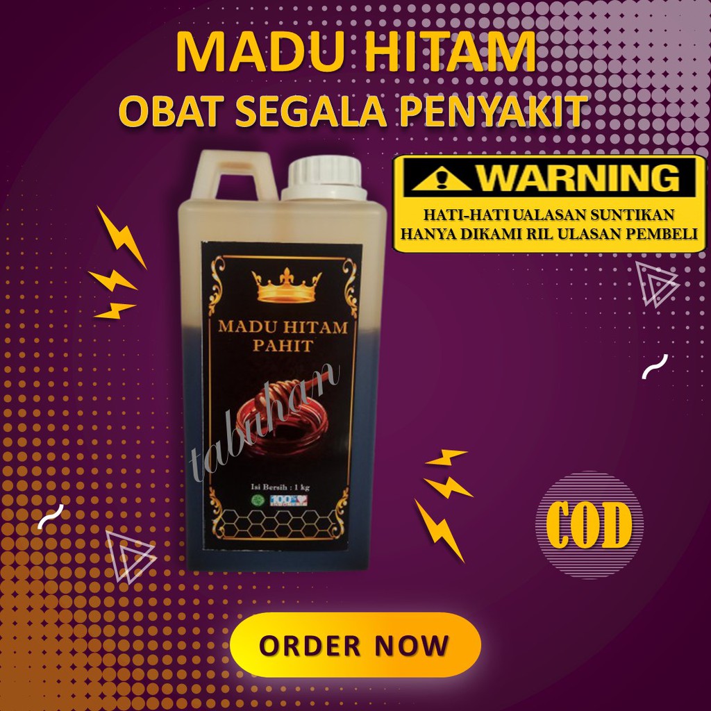 Original Bitter Black Honey Pure Forest Honey Odeng Baduy 100 Original