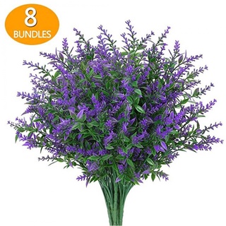 EVERY】Artificial Lavender Flower Garden Lavender Outdoor 