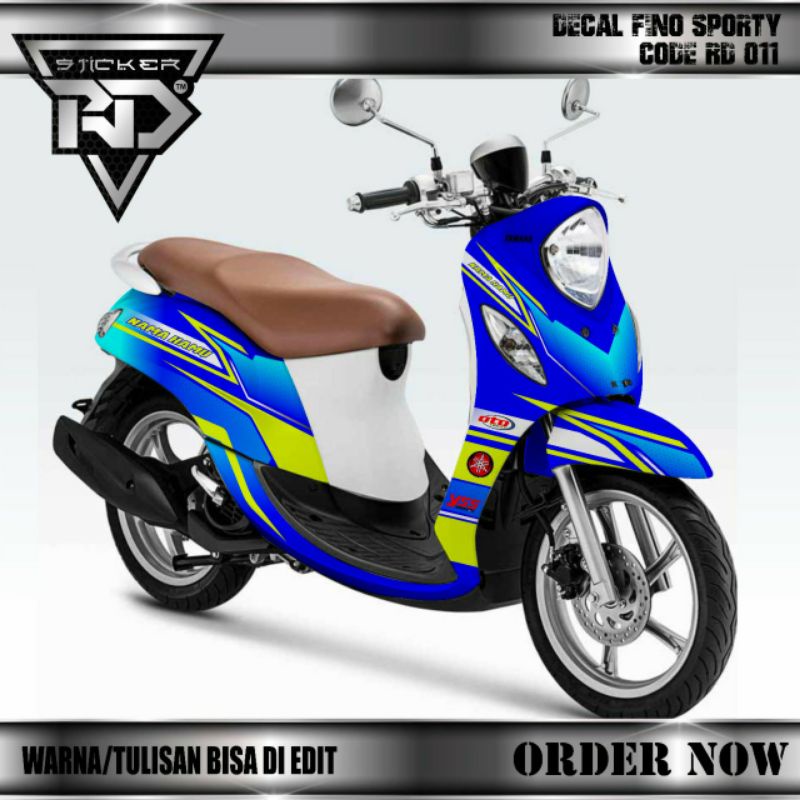 Yamaha Fino sporty decal sticker Shopee Malaysia