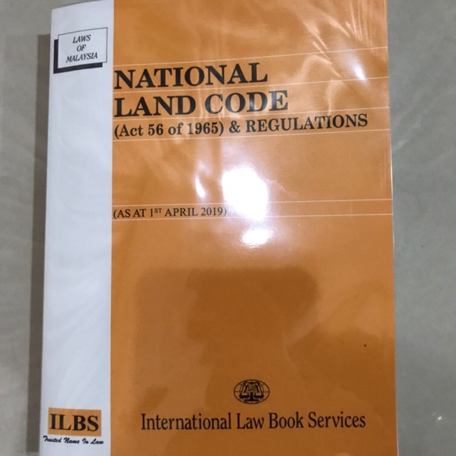 National Land Code Act 56 Of 1965 Shopee Malaysia