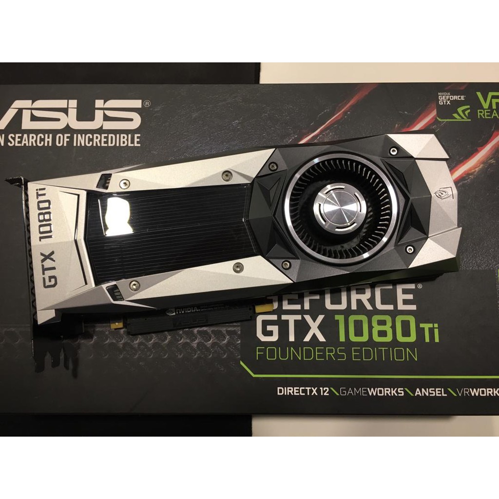 EVGA GeForce GTX 1080 Ti FE FOUNDERS EDITION Video Card 11G-P4-6390-KR ...