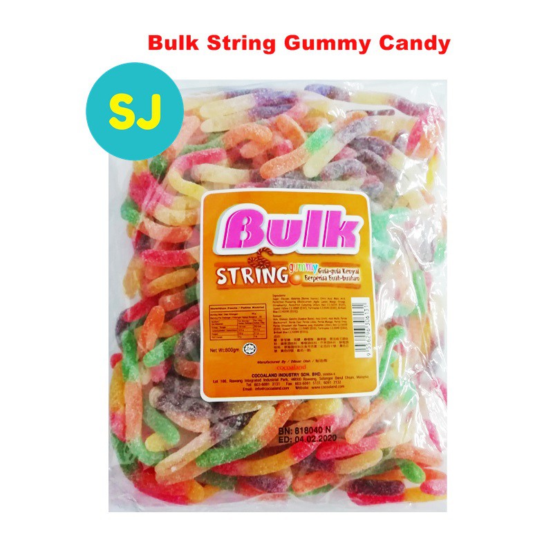 Bulk String Gummy Candy (800g) Shopee Malaysia