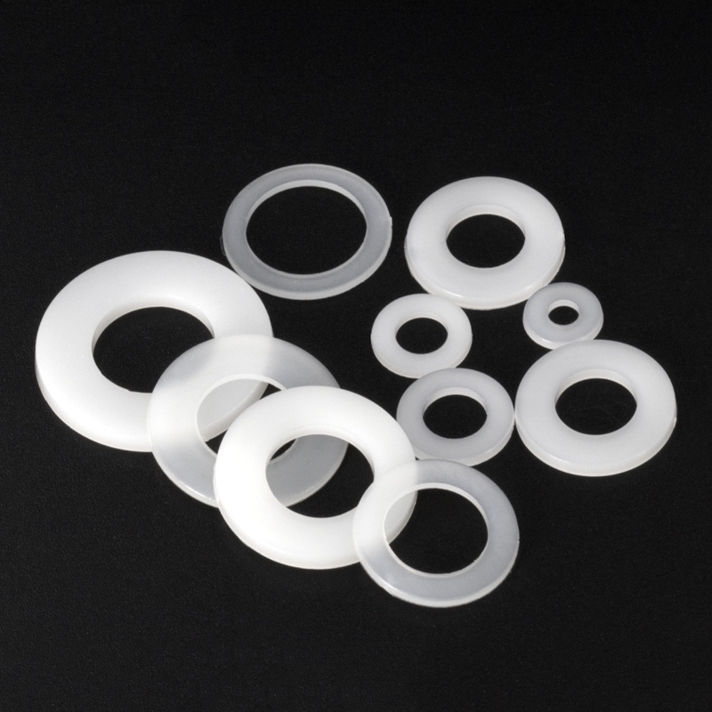 White Nylon Washers Flat Standoff Washer Plastic M2 M2.5 M3 M4 M5 M6 M8