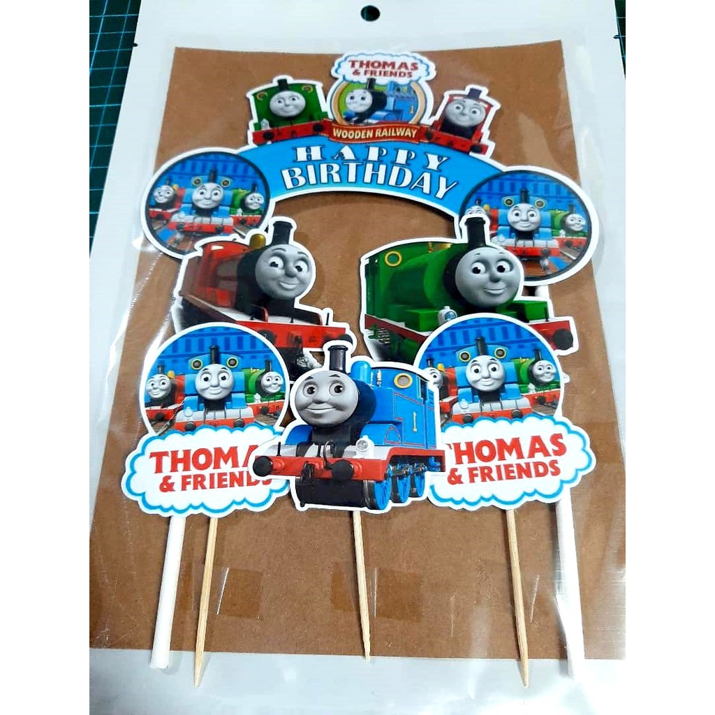 Thomas Friend Cake Topper Happy Birthday Ready Stock Laminated