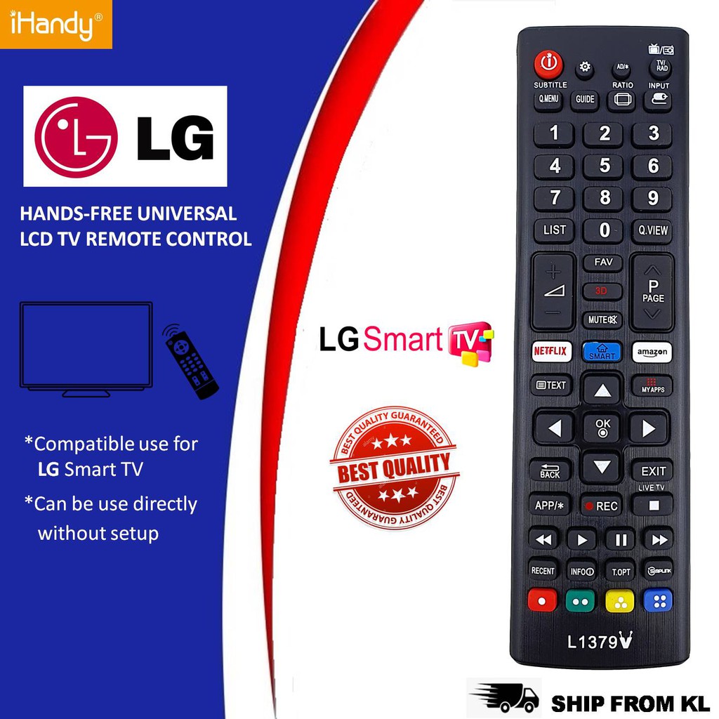 [ LG ] Compatible for LG LED LCD Netflix Amazon Smart TV Remote Control ...