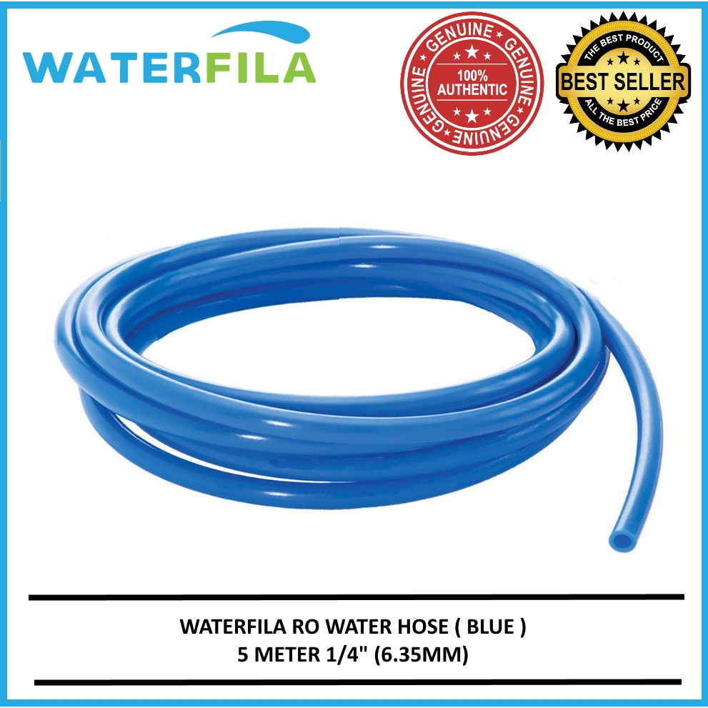 WATERFILA RO WATER HOSE WATER FILTER WATER DISPENSER 1/4 BLUE HOSE (5