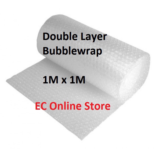 Bubblewrap Double Layer (1m x 1m) Shopee Malaysia