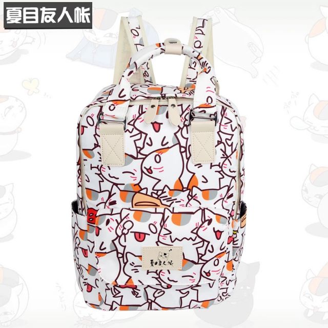 Natsume S Book Of Friends Neko Sensei Anime Big Capacity Waterproof Backpack Beg Bag 夏目友人帐猫咪老师动漫大容量防水背包 Shopee Malaysia