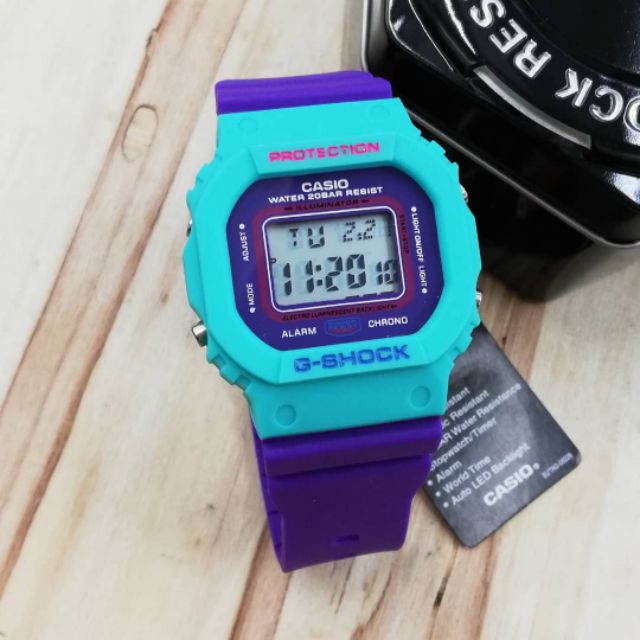 g shock purple and blue