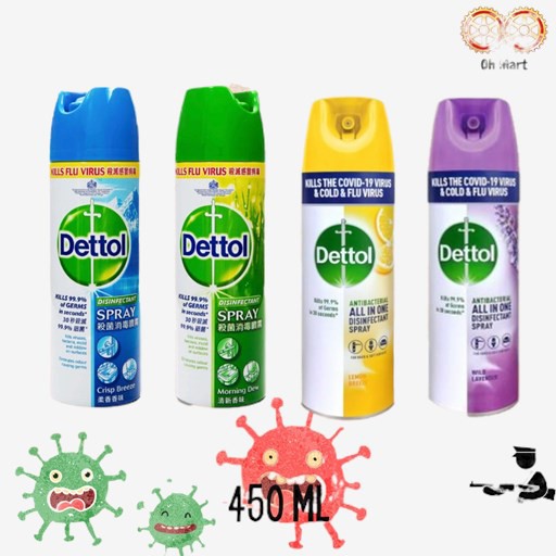 Groceries & Pets Dettol Antibacterial Disinfectant Spray 450ml Shopee