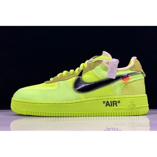 off-white x nike air force 1 low 'volt'