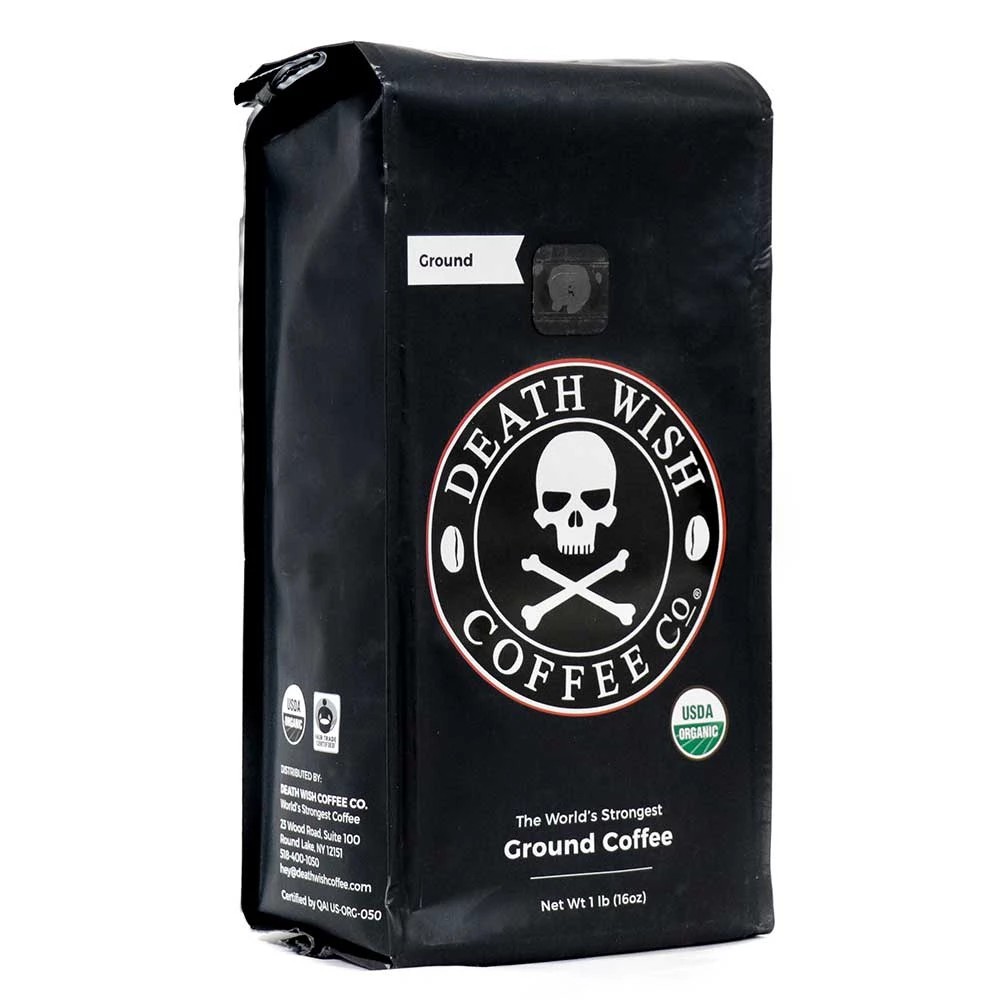DEATH WISH COFFEE THE WORLD'S STRONGEST COFFEE USDA ORGANIC Shopee