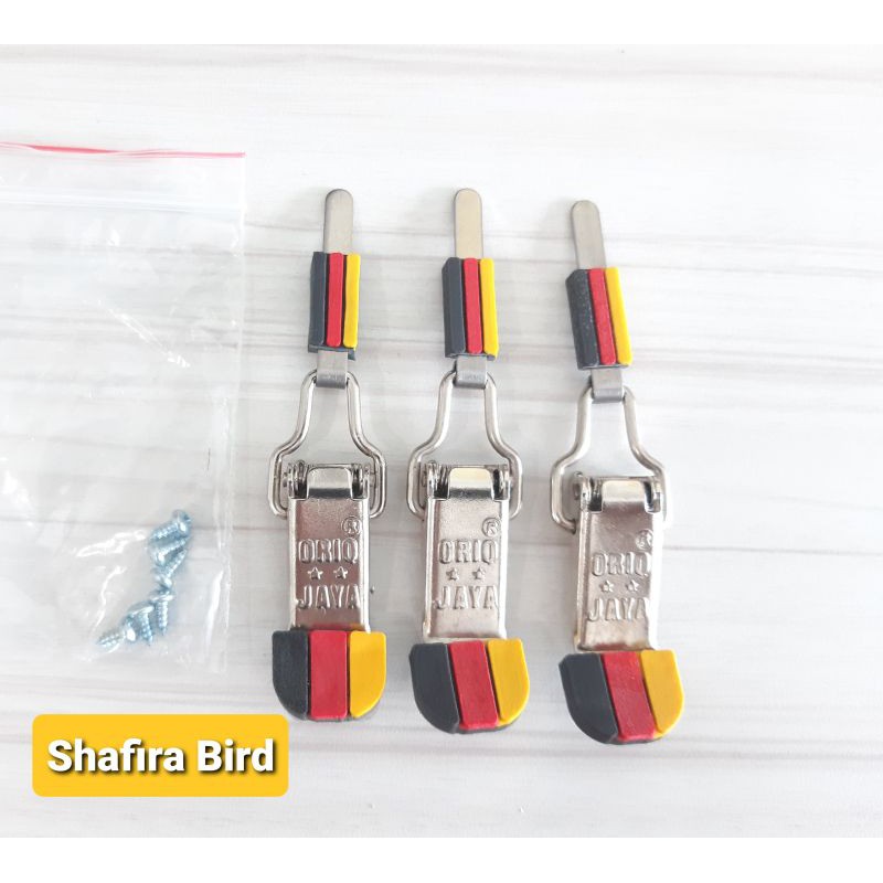 Magpie'oriq jaya Cage Clamps 1 Set Contains 3 pcs Of French And German Flag Motifs