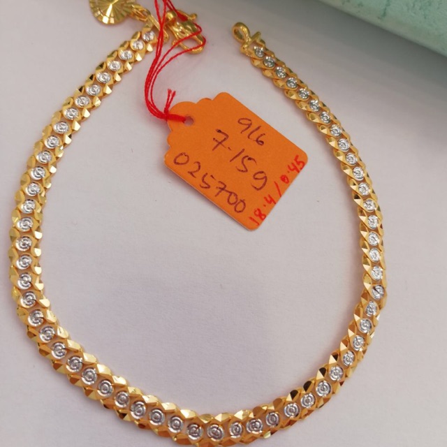 16 Inspirasi Populer Gelang Emas Di Shopee